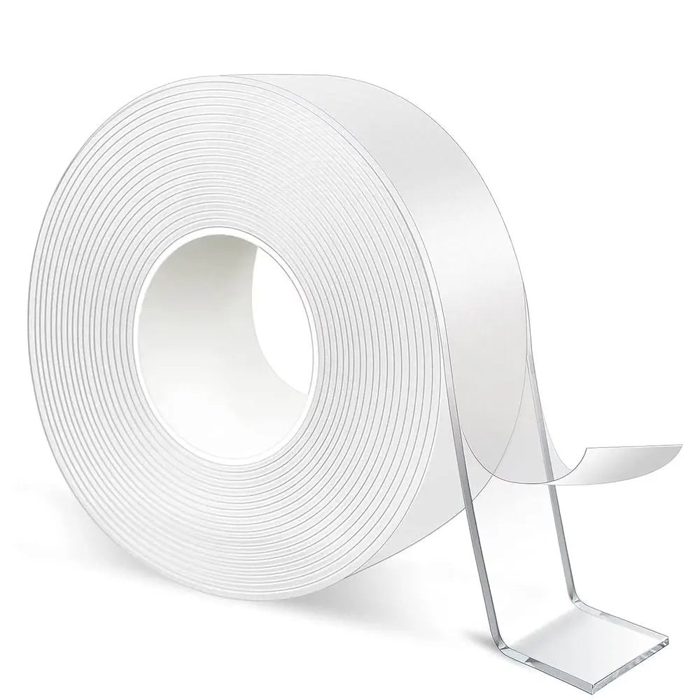 Bandă Dublu Adezivă Transparentă 3m x 30mm — Soluție Practică pentru Orice Proiect! 🛠️✨ Imagine principală a produsului