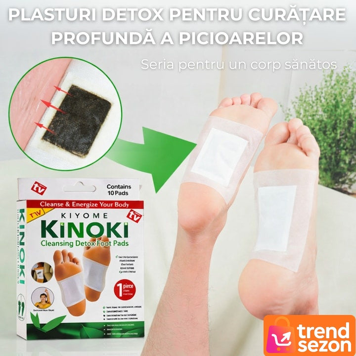 Set 10 Plasturi Detoxifiere cu Turmalină — Revitalizare și Relaxare 🌿✨ Imagine secundară a produsului