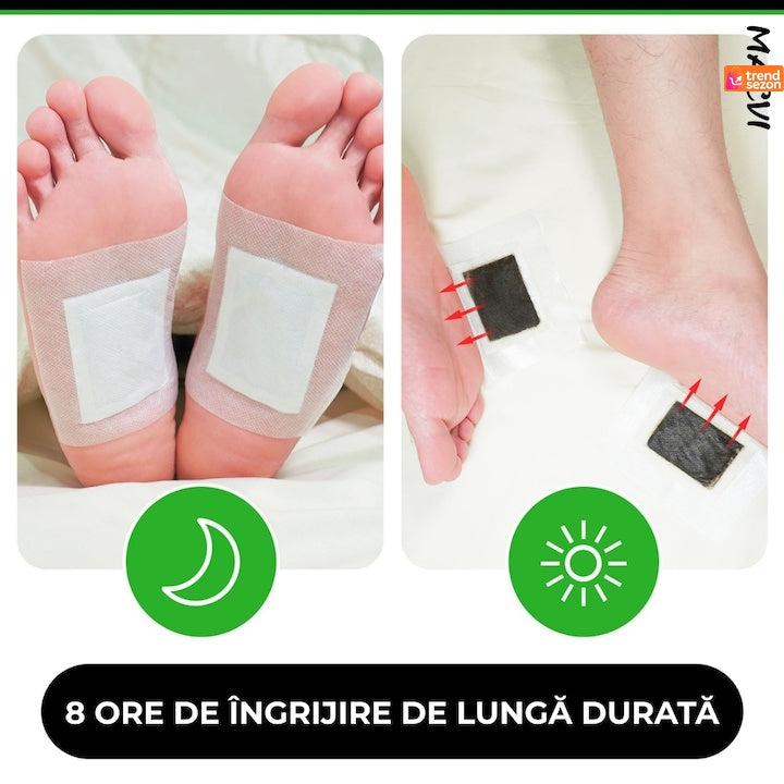Set 10 Plasturi Detoxifiere cu Turmalină — Revitalizare și Relaxare 🌿✨