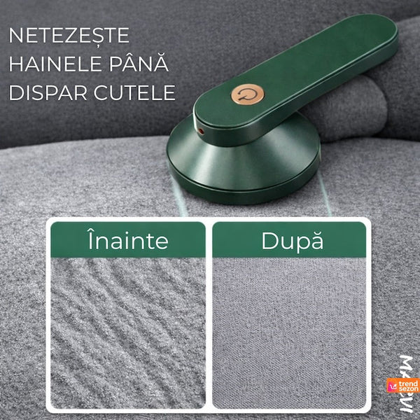 Aparat de Îndepărtat Scame Portabil cu Încărcare USB — Eficiență Maximă 🌟🧥
