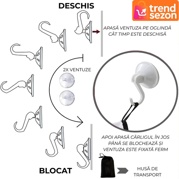 Pelerină Impermeabilă pentru Tuns cu Ventuze — Fără Mizerie, Ușor de Folosit ✂️✨