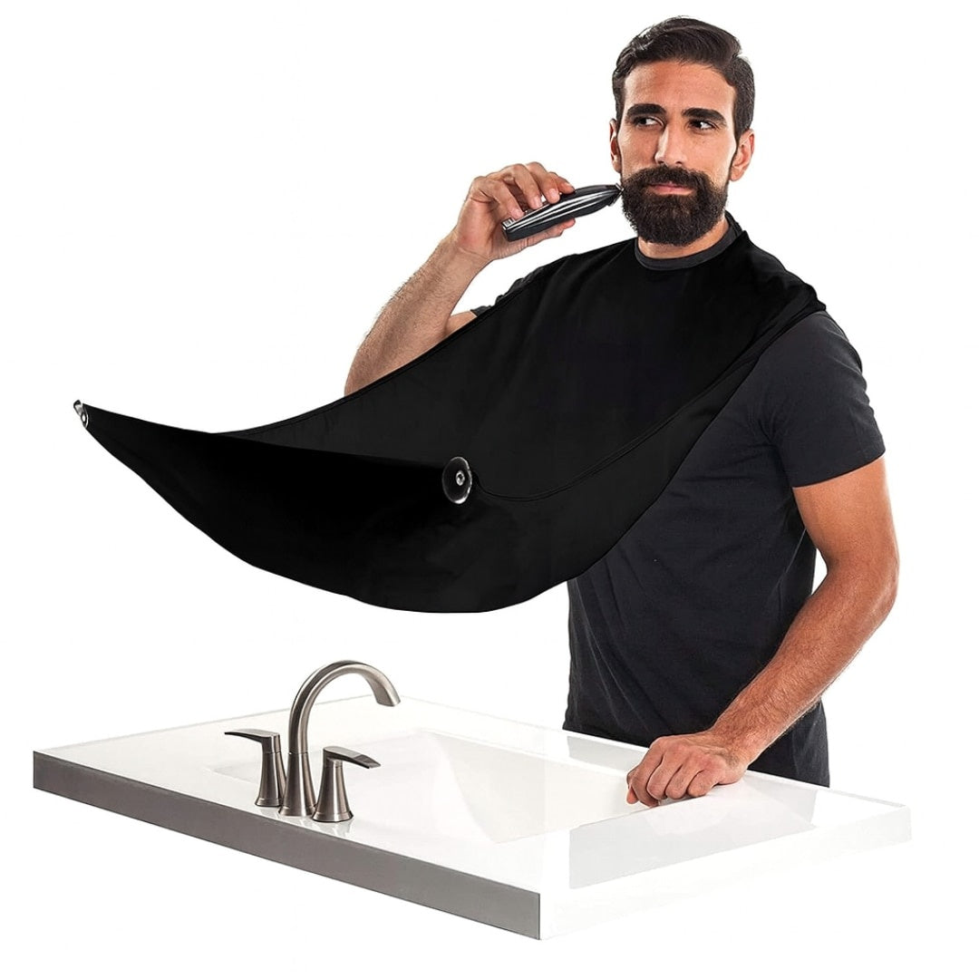 Pelerină Impermeabilă pentru Tuns — Fără Mizerie, Neagră, 100x70 cm 🖤✂️ Imagine principală a produsului