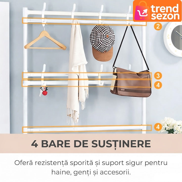 Cuier Multifunctional Ergonomic cu Rafturi pentru Încălțăminte — Organizare Eficientă 🏠👗