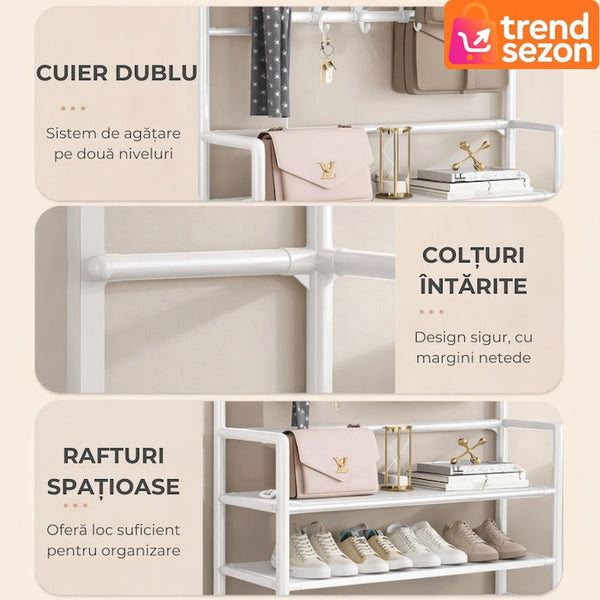 Cuier Multifunctional Ergonomic cu Rafturi pentru Încălțăminte — Organizare Eficientă 🏠👗