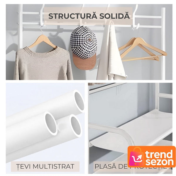 Cuier Multifunctional Ergonomic cu Rafturi pentru Încălțăminte — Organizare Eficientă 🏠👗