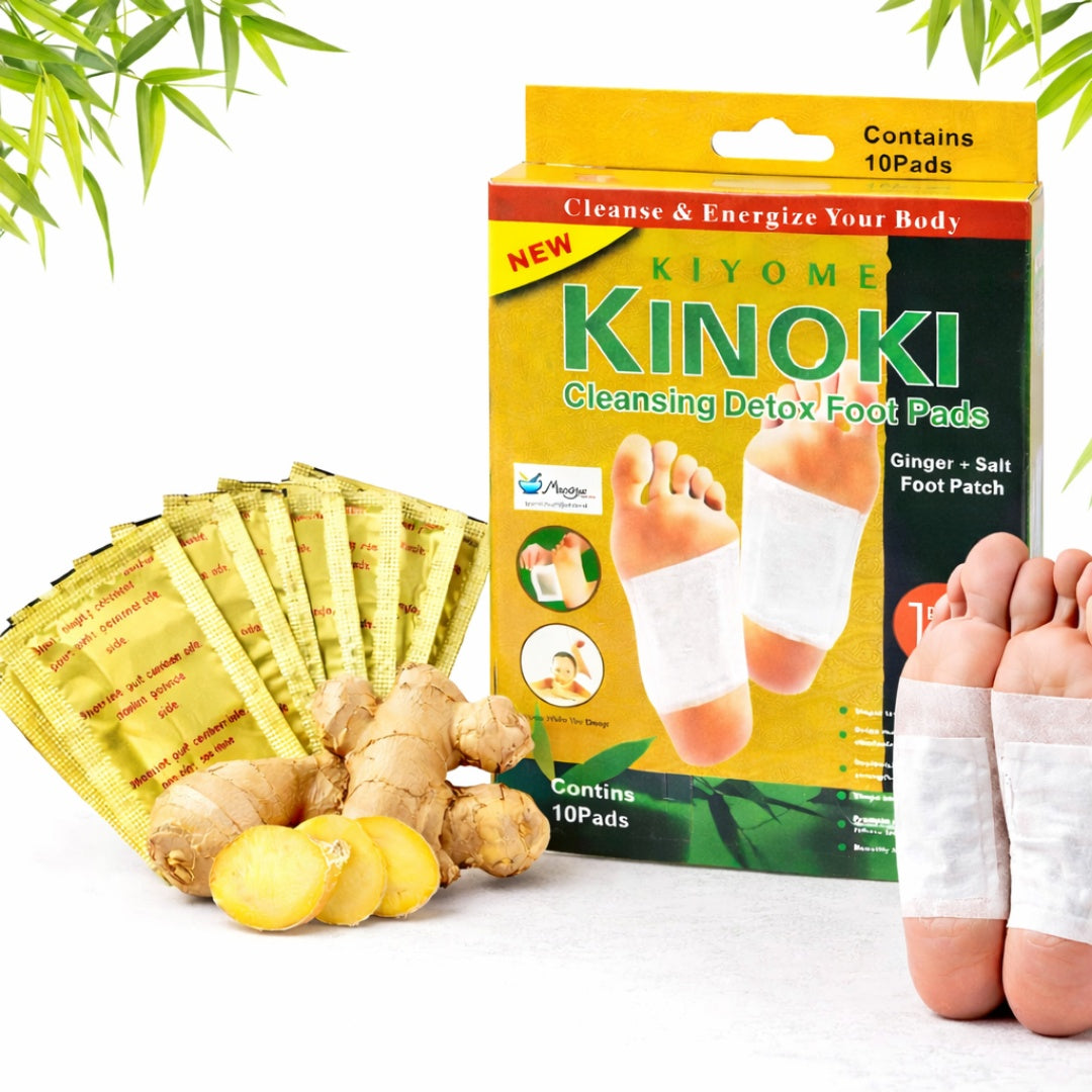 Plasturi Detoxifiere cu Ghimbir — Revitalizare Naturală a Picioarelor 🌱✨ Imagine principală a produsului