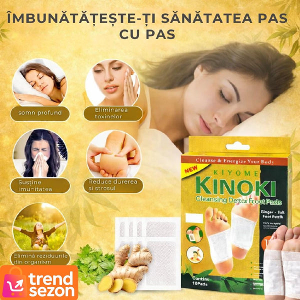 Plasturi Detoxifiere cu Ghimbir — Revitalizare Naturală a Picioarelor 🌱✨