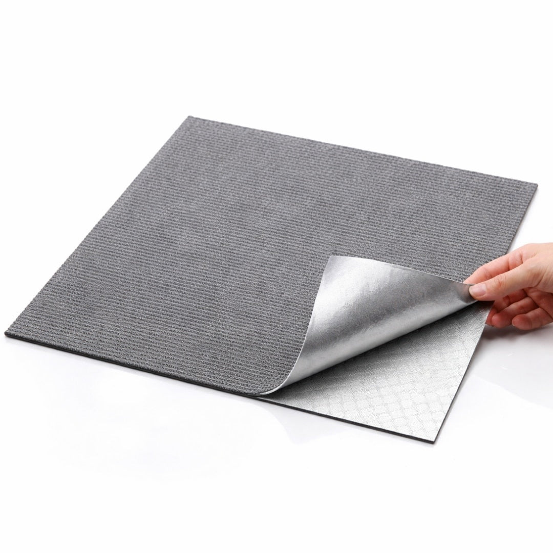 Mocheta Autoadezivă 60x60 cm Gri Modern — Confort pe Scări și în Cameră 🏡✨ Imagine principală a produsului