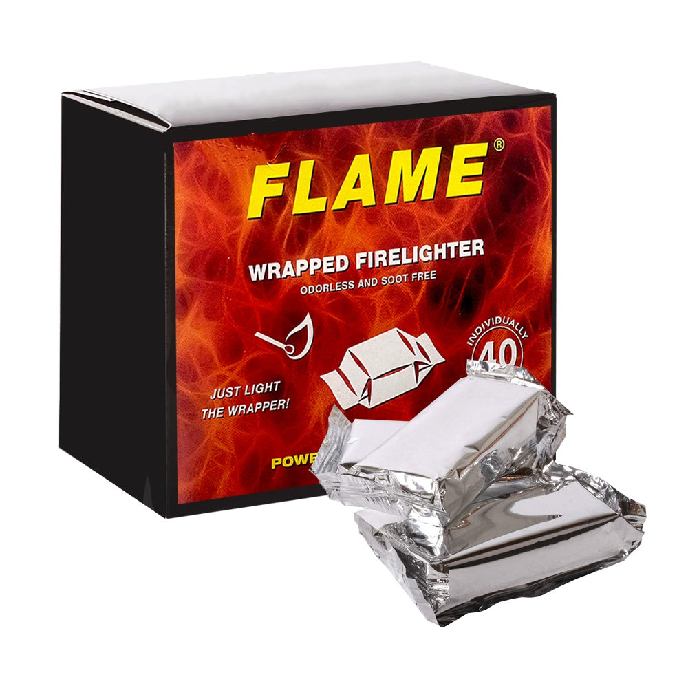 Set 40 Pastile Aprinzătoare pentru Foc — Fără Miros, Ardere Îndelungată 🔥🌲 Imagine principală a produsului